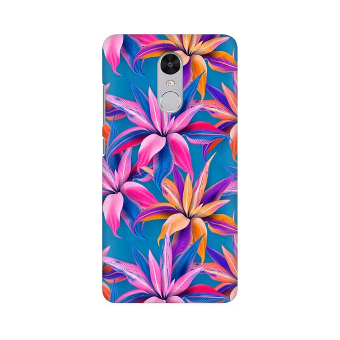 Leafy Abstract Pattern Redmi Note 4 Cover - The Squeaky Store