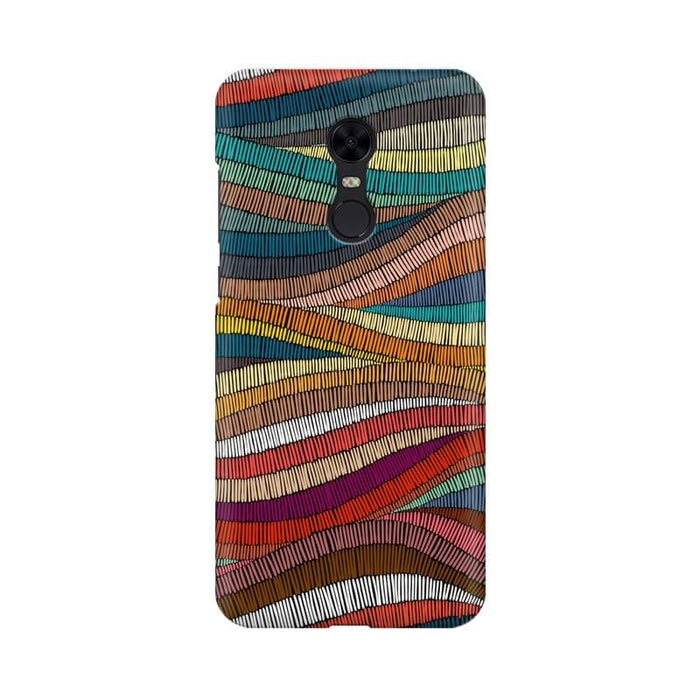 Colorful Abstract Wavy Pattern Xiaomi MI NOTE 5 Cover - The Squeaky Store