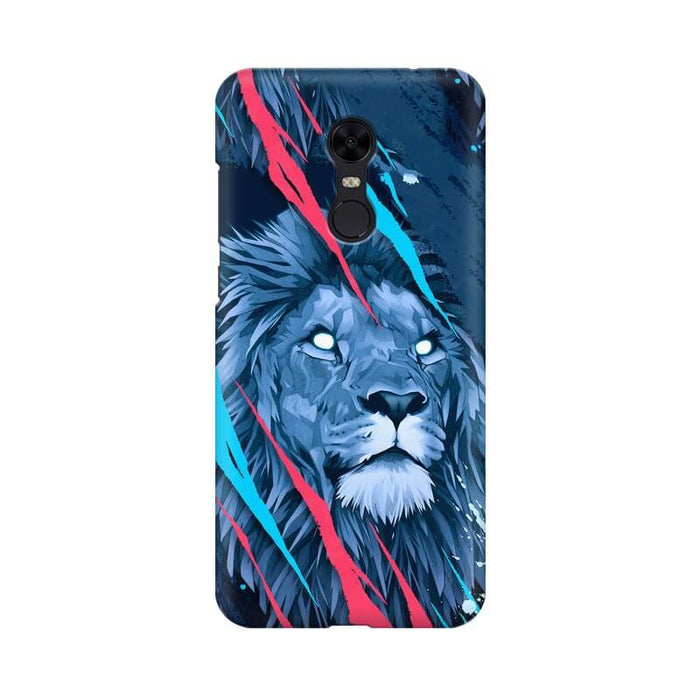 Abstract Fearless Lion Xiaomi MI NOTE 5 Cover - The Squeaky Store
