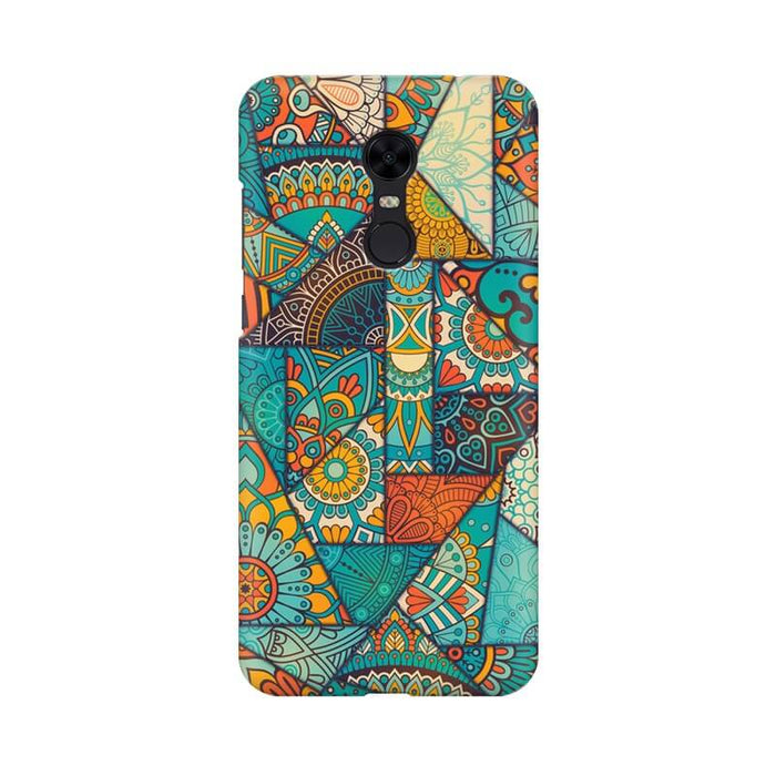 Abstract Geometric Pattern Redmi NOTE 5 Cover - The Squeaky Store