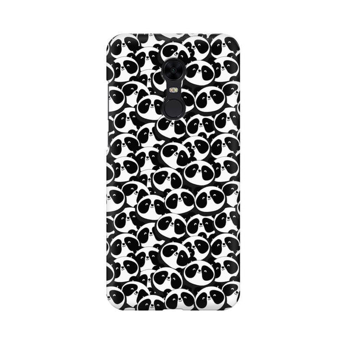 Panda Abstract Pattern Redmi NOTE 5 Cover - The Squeaky Store