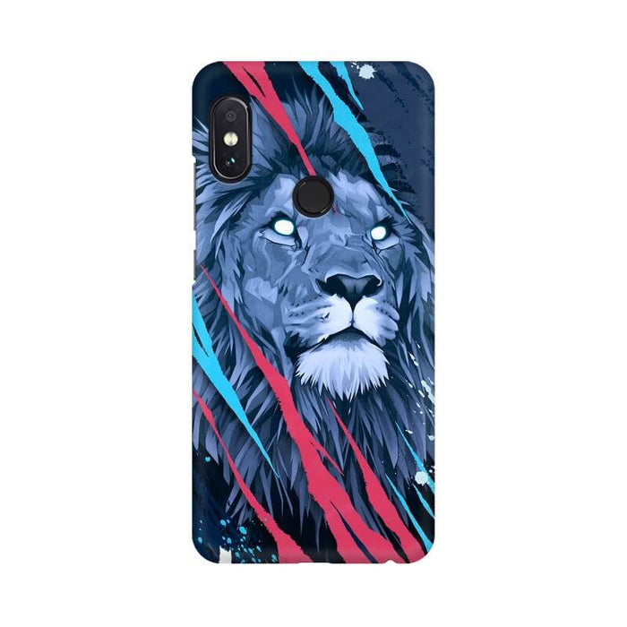 Abstract Fearless Lion Xiaomi MI NOTE 7 PRO Cover - The Squeaky Store