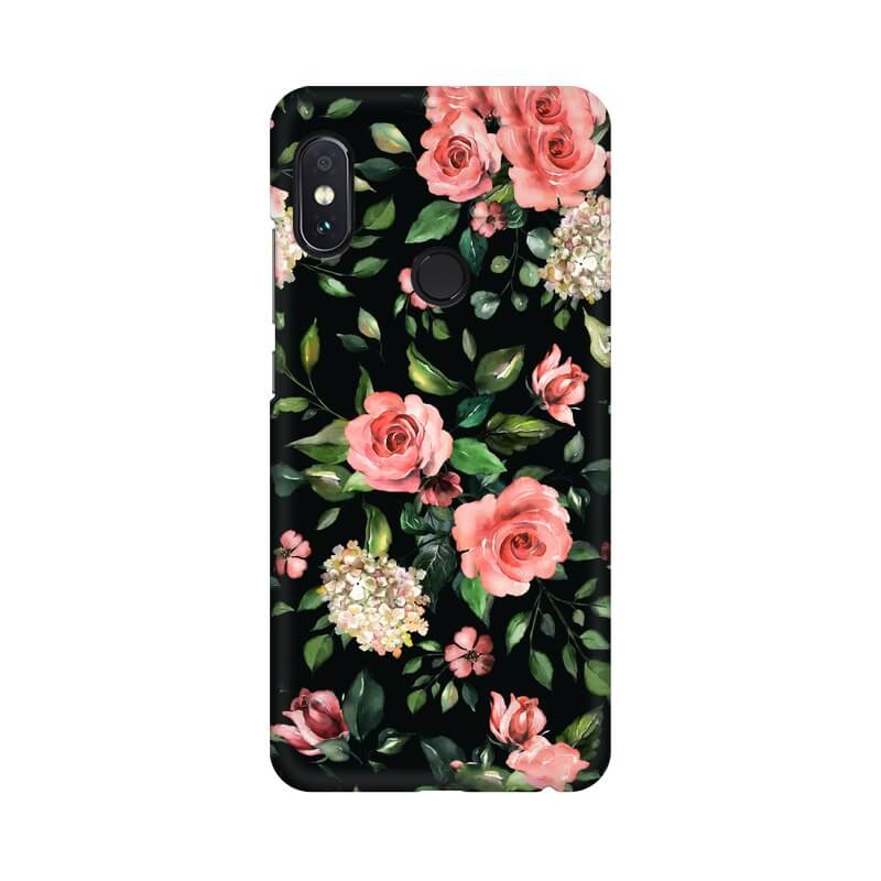 Rose Abstract Pattern Designer MI NOTE 6 Cover - The Squeaky Store