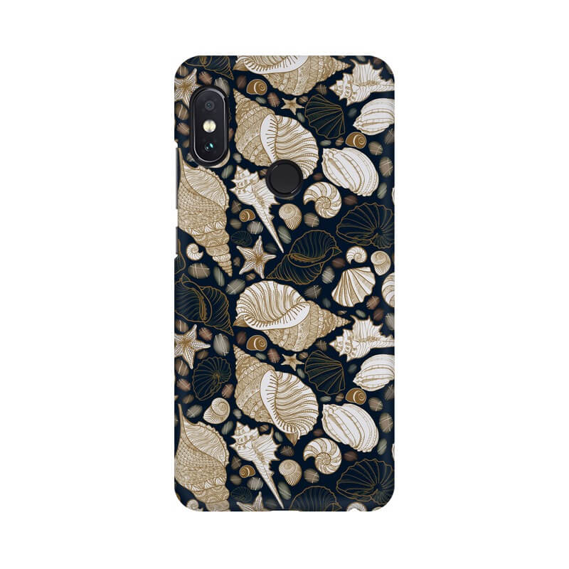 Shells Abstract Pattern Designer Redmi MI NOTE 7 Cover - The Squeaky Store