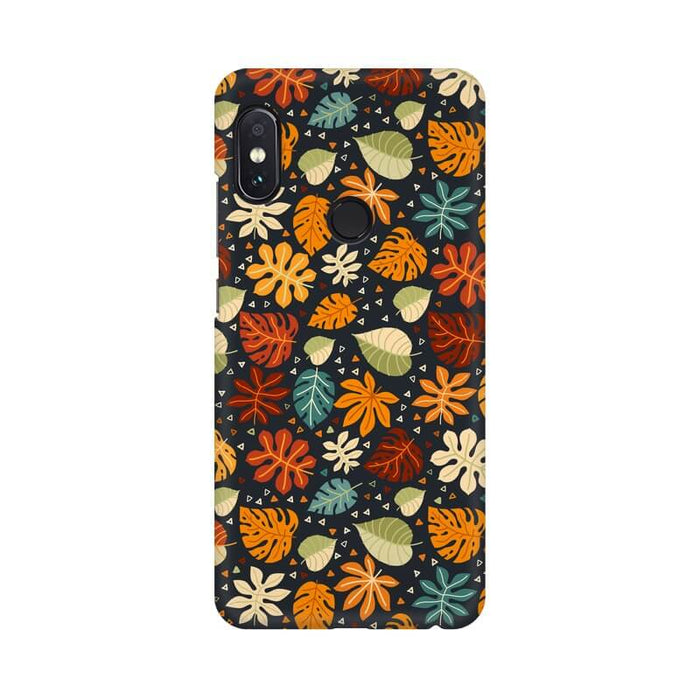 Leafy Abstract Pattern Designer Redmi MI NOTE 6 Cover - The Squeaky Store