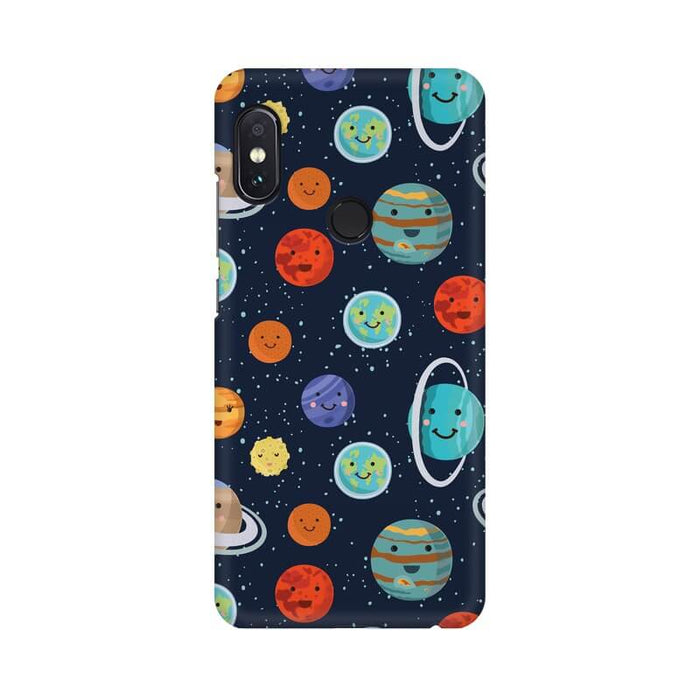 Planets Abstract Pattern Designer Redmi MI A2 Cover - The Squeaky Store