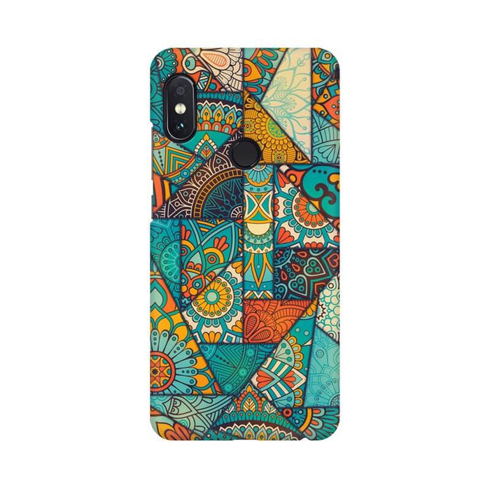 Abstract Geometric Pattern Redmi MI 8 Cover - The Squeaky Store