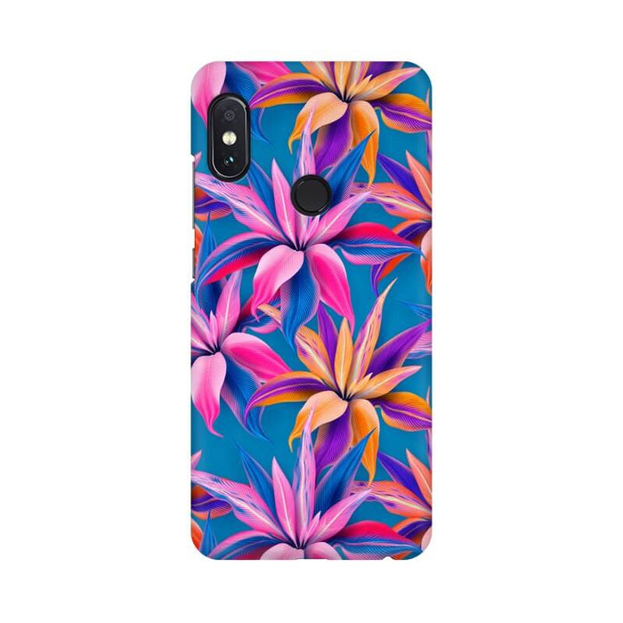 Leafy Abstract Pattern Redmi MI NOTE 6 PRO Cover - The Squeaky Store