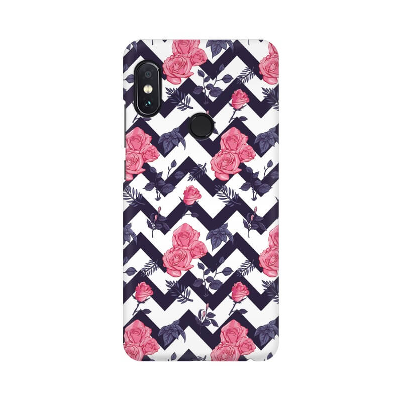Zigzag Abstract Pattern Redmi MI NOTE 6 PRO Cover - The Squeaky Store