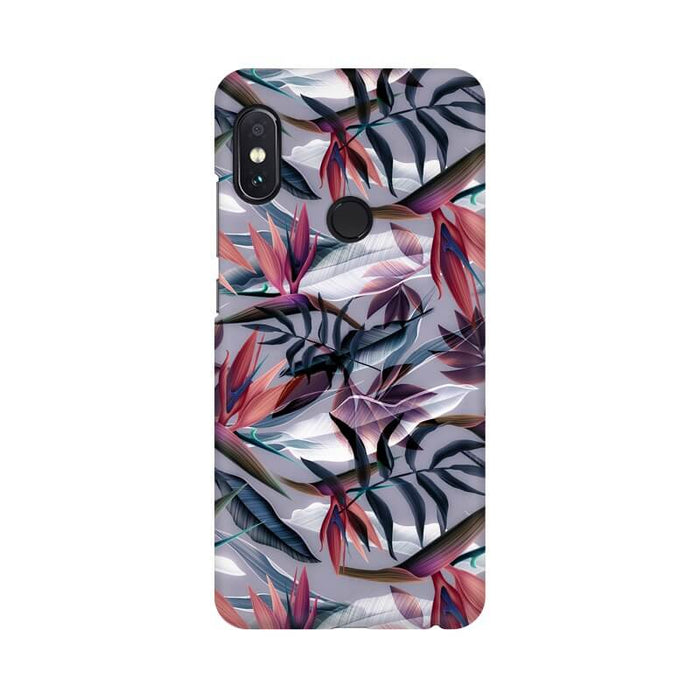 Leafy Abstract Pattern Redmi A2 Cover - The Squeaky Store