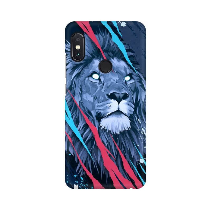 Abstract Fearless Lion Xiaomi MI 8 Cover - The Squeaky Store