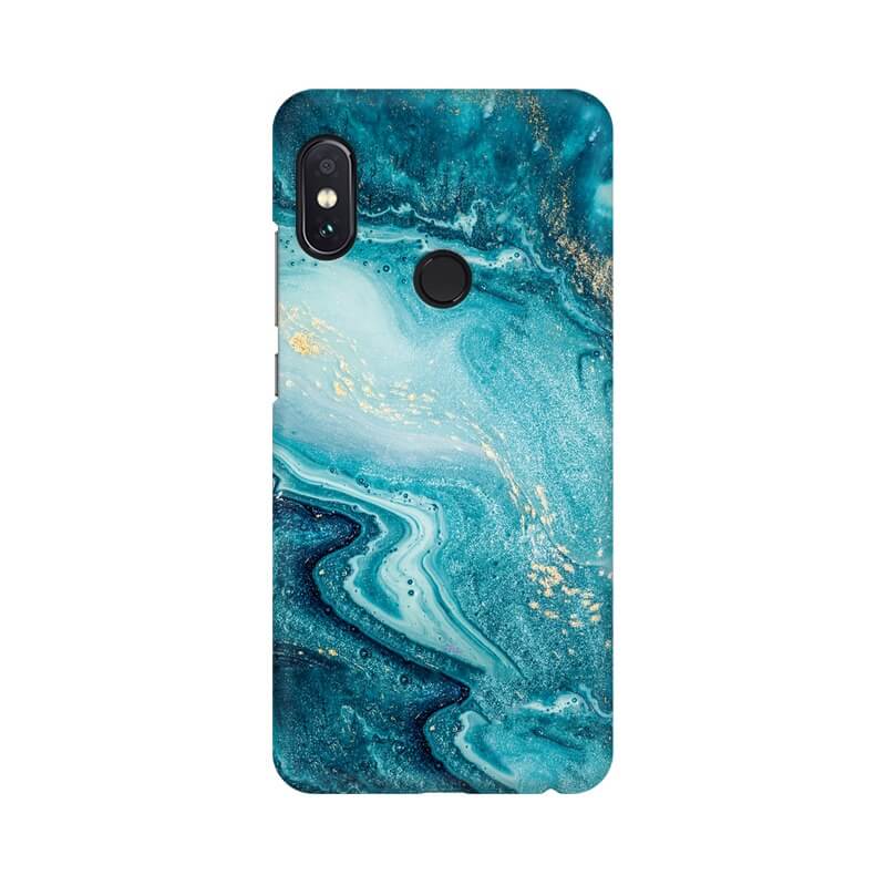 Water Abstract Designer Redmi MI 8 Cover - The Squeaky Store