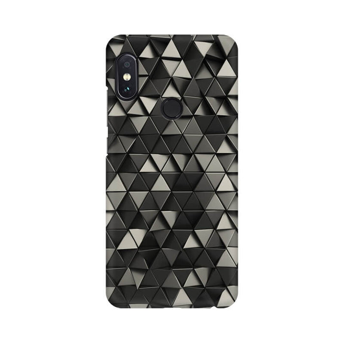Triangular Abstract Designer Redmi MI 8 Cover - The Squeaky Store