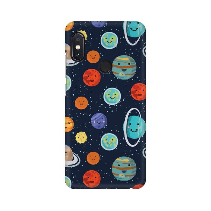 Planets Abstract Designer Pattern Redmi MI 8 Cover - The Squeaky Store