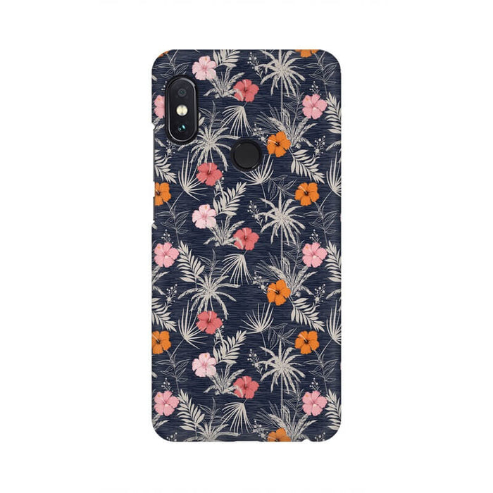 Leafy Abstract Designer Pattern Redmi MI 8 Cover - The Squeaky Store