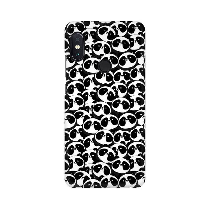 Panda Abstract Designer Pattern Redmi MI 8 Cover - The Squeaky Store