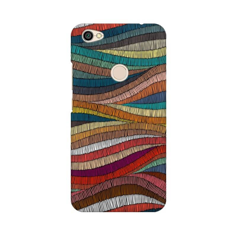 Colorful Abstract Wavy Pattern Xiaomi MI Y1 Cover - The Squeaky Store
