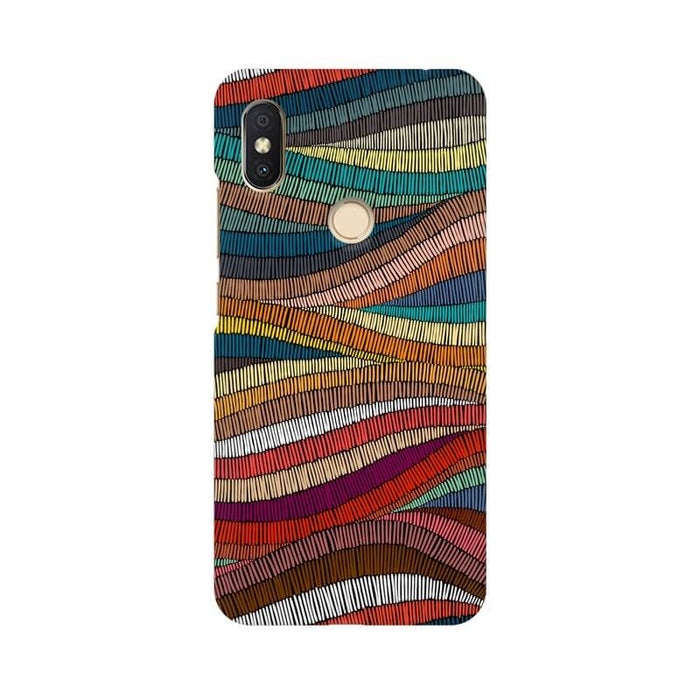 Colorful Abstract Wavy Pattern Xiaomi MI Y2 Cover - The Squeaky Store