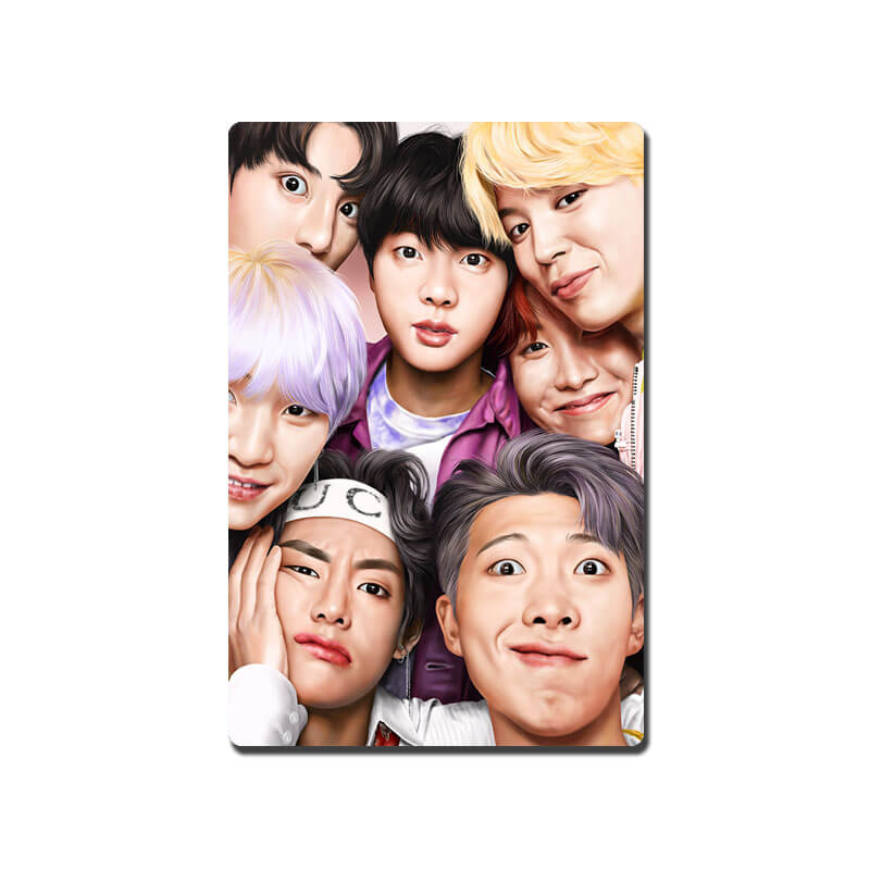 BTS Army Jungkook, Suga, J Hope, Kim Taehyung, Jin, Jimin, RM, BTS Band Singer, Music, K-pop, Korea Home Decor Designer Printed Fridge Magnet 6-thesqueakystore.myshopify.com