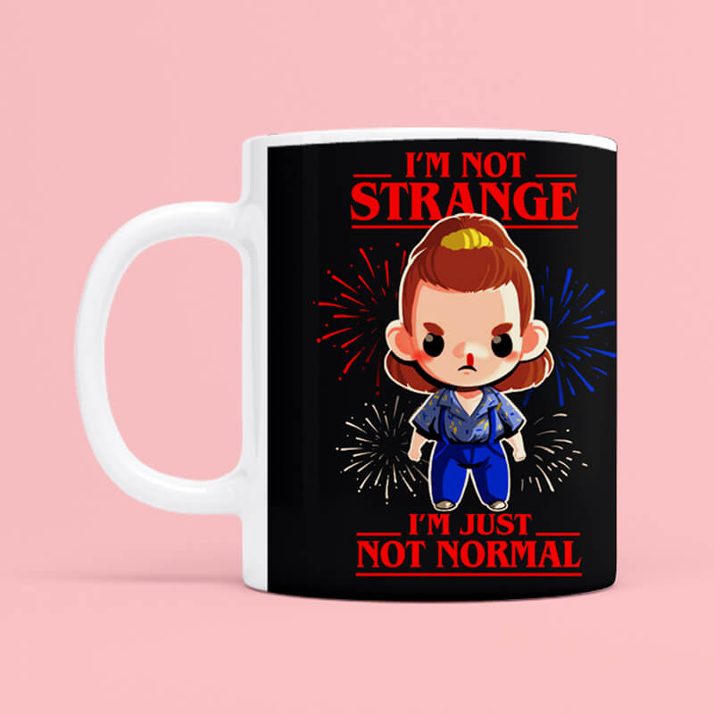 I'm Not Strange - Eleven Stranger Things Mug - The Squeaky Store