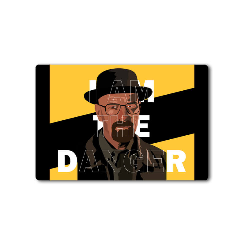 I Am The Danger Breaking Bad Quote Fridge Magnet-thesqueakystore.myshopify.com