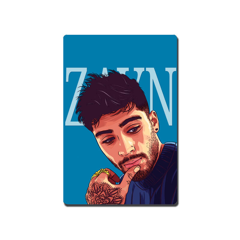 Zayn Malik Cute Pose Fridge Magnet-thesqueakystore.myshopify.com