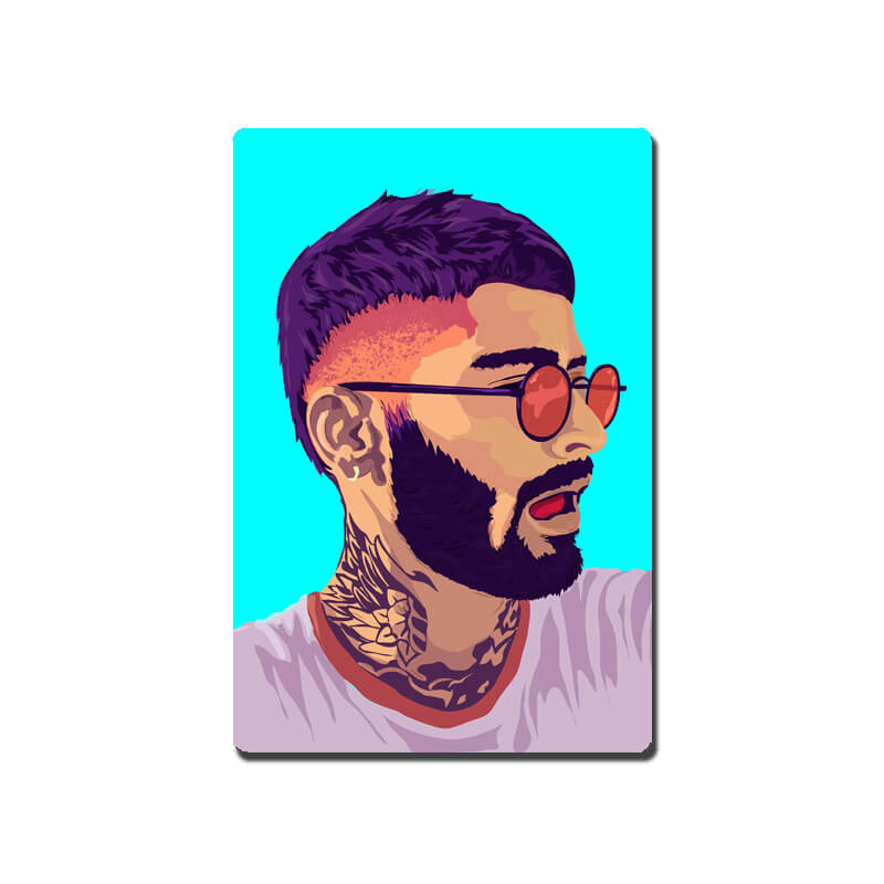 Zayn Malik Colorful Selfie Fridge Magnet-thesqueakystore.myshopify.com