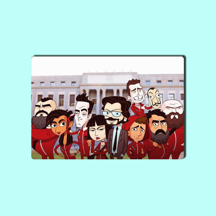 Money Heist Professor, La casa de Papel, Tokyo, Berlin, Bella Ciao, Rio, Nairobi, Helsinki Netflix TV Series Home Decor Designer Printed Fridge Magnet 37-thesqueakystore.myshopify.com