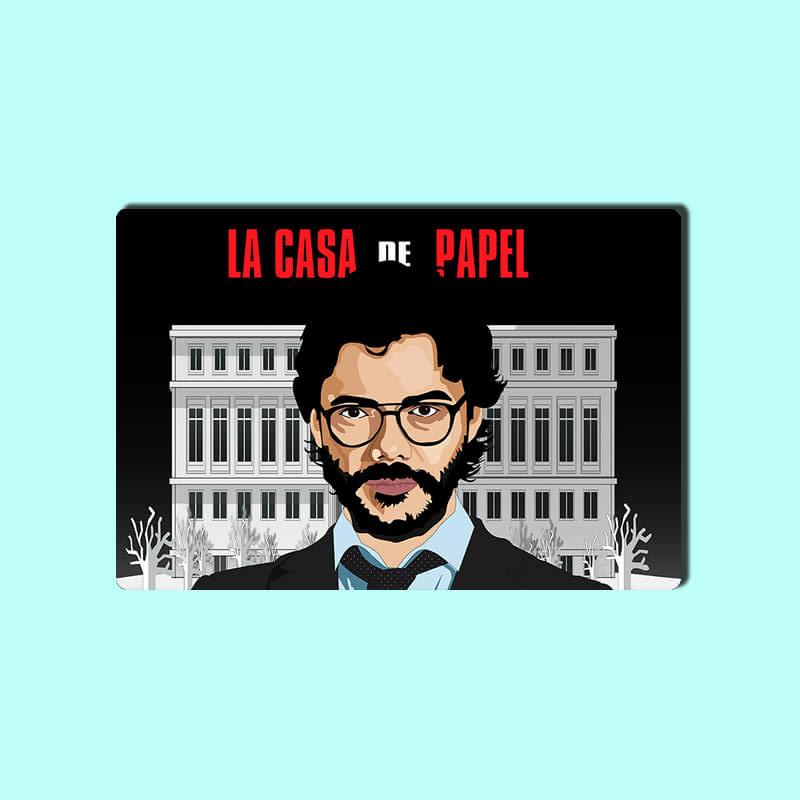 Money Heist Professor, La casa de Papel, Tokyo, Berlin, Bella Ciao, Rio, Nairobi, Helsinki Netflix TV Series Home Decor Designer Printed Fridge Magnet 17-thesqueakystore.myshopify.com