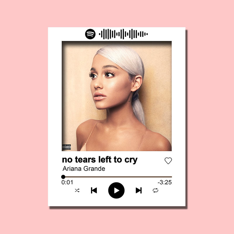 No Tears Left To Cry Ariana Grande - Mini Spotify Music Player Magnet-thesqueakystore.myshopify.com